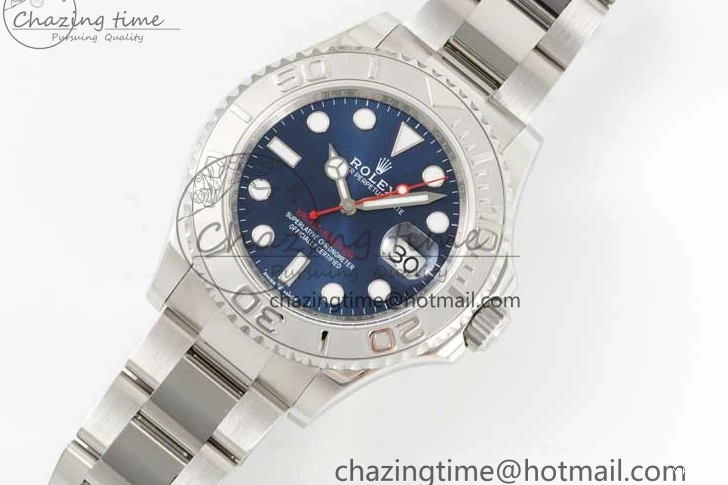 1:1 GSF A2836 SS Yacht-Master Best Bracelet on 126622 Edition Blue Dial 0514